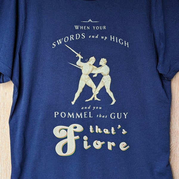 Funny HEMA T-shirt HEMA Shirt Fiore di Liberi Longsword Fencing Gear for SCA Historical European Martial Arts Renaissance Medieval T shirt