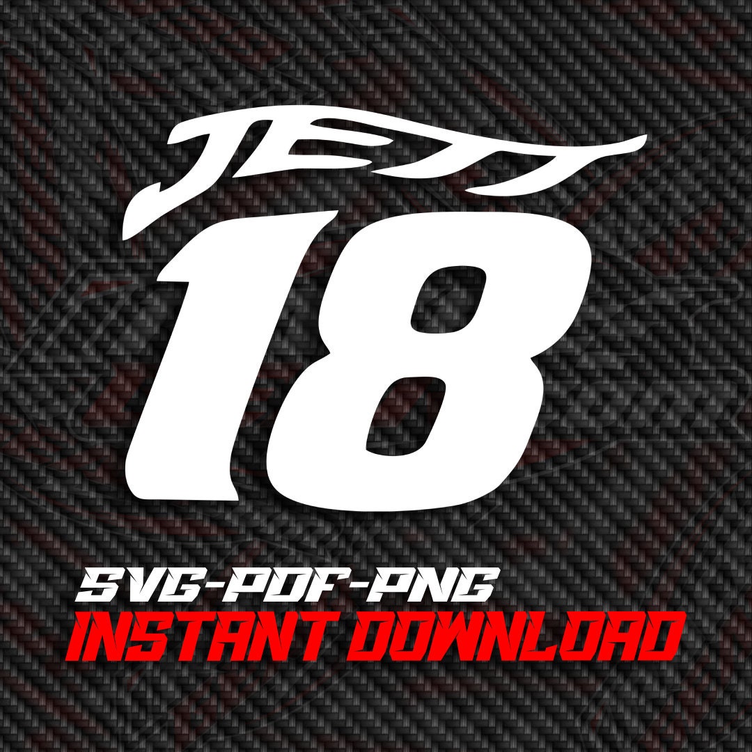 Jett Lawrence Logo Jersey Design 18 Honda Redbull Racing Supercross