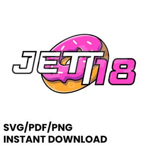 Jett Jettson LAwrence 18 Donut Motocross Supercross HONDA Racing Digital Art Download Vektor PNG PDF SVG für Print Sublimation