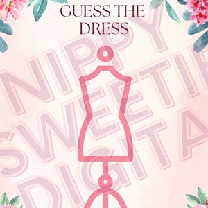 Guess The Dress Printable | Hen Party