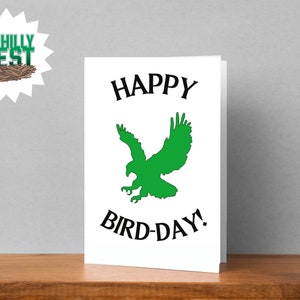 Feliz día del pájaro - Tarjeta de cumpleaños, retro