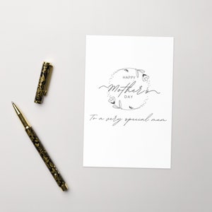 Mother&#39;s Day Minimalist Greeting card