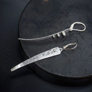 Three Button Claw Earrings