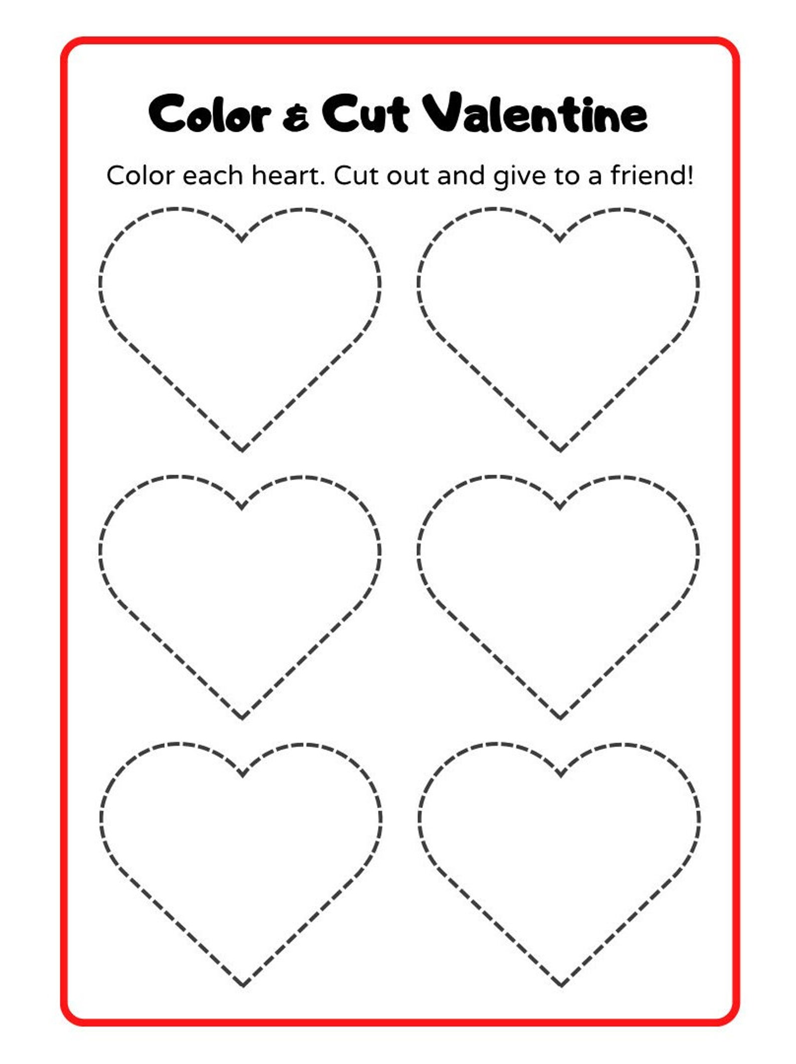 Printable Valentines Worksheets, Coloring, Trace Sheets ,and Adding and ...