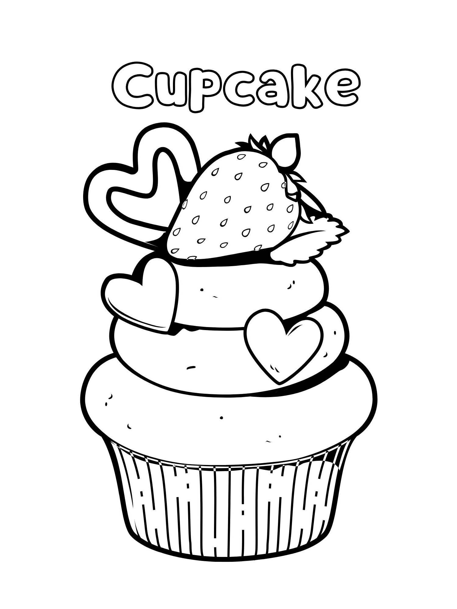 Printable Candy Shop Coloring Worksheet for Preschooler, Daycare ...