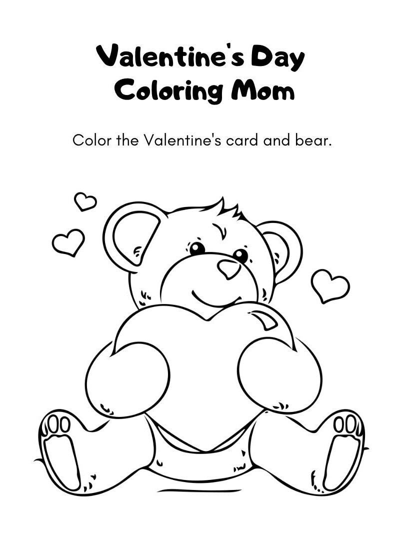 Printable Valentines Worksheets Coloring Trace Sheets and Adding And Subtraction Learning