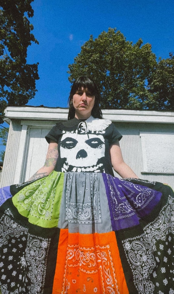 misfits t shirt dress Misfits Oversized Rocker Tee Dress  Ambit Attic   