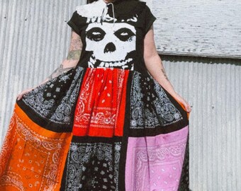 chinese dress ladies Women Tie-Dye Grateful Dead Strapless Dancing Bear Dress main image 1