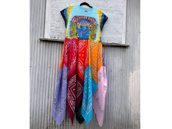 knee length dresses for ladies Paisley Bandana Print Ruched Mini Halter Dress main image 0