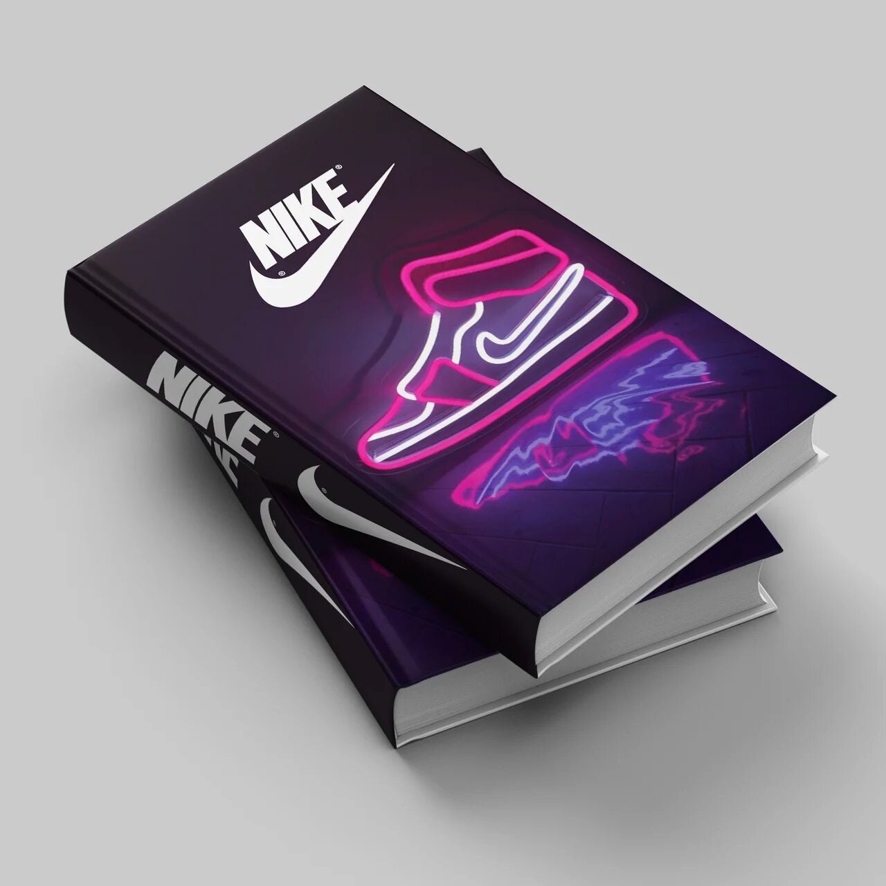 Boîte décorative de luxe pour livres Nike boîte de rangement boîte