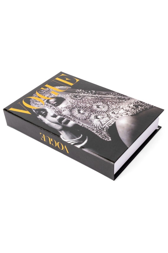 Luxury Decorative Vogue Book Box Storage Box Openable Book 