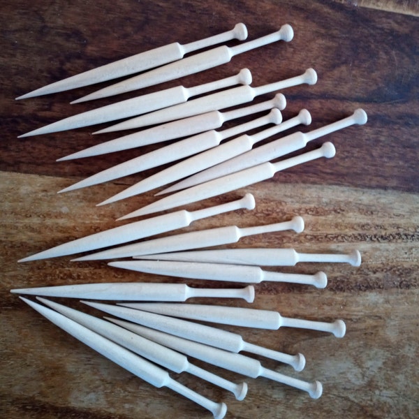 Lace bobbins 20 pieces - lace bobbins - bobbin bobbins - vintage Sweden