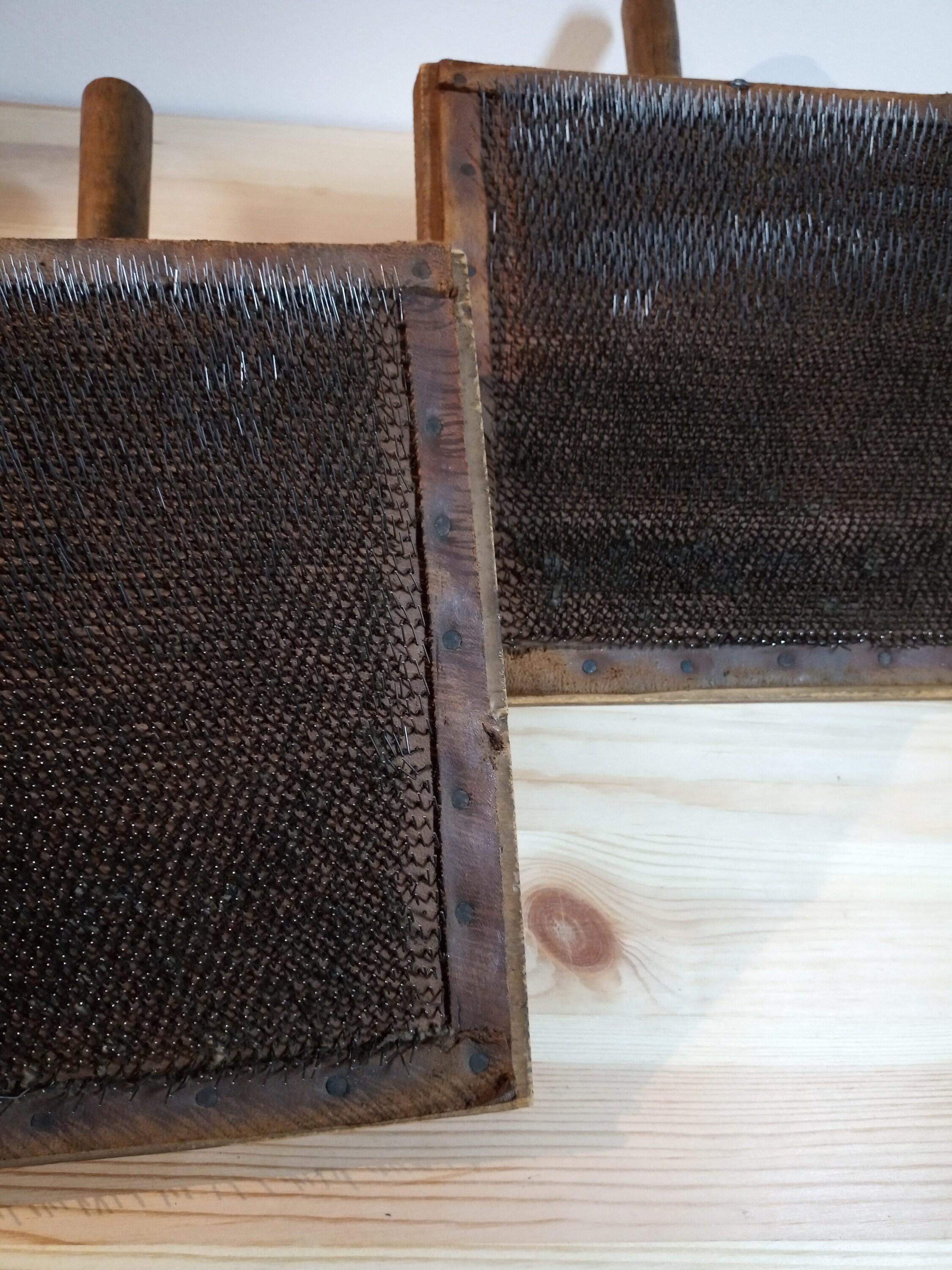 Carding Combs, Antique Carding Brushes, Hand Carders, Wool Carders Wool