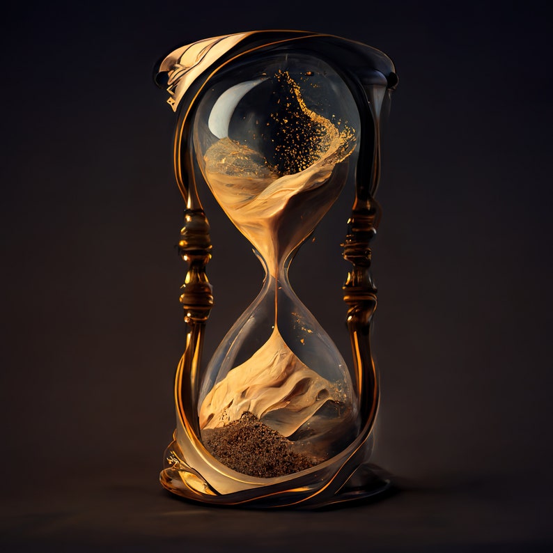 Hourglass Sands of Time Etsy