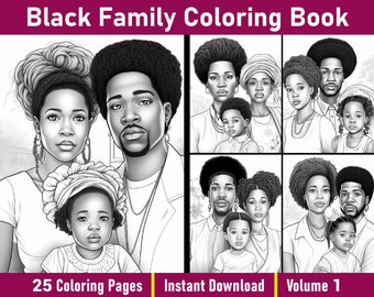 17 Black Women and Girls Coloring - Il 340x270.4863659924 T0sa 