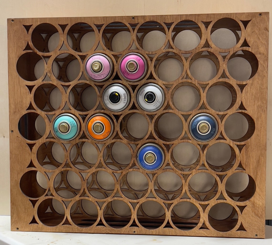 Paint Spray Rack Sticker Design Spray Paint Rack Holder -45 Count -spray Can Rack for Storage - Etsy