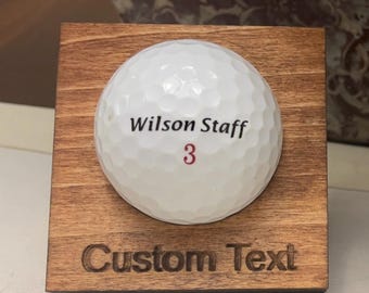 Golf Ball Display | Golf Ball Holder | Single | Personalized