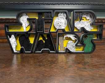 Star Wars 3D layer 6 layers