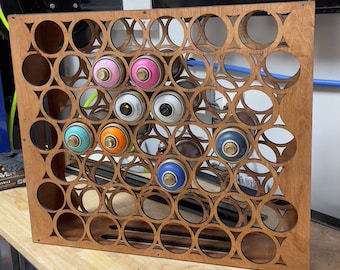 Spray Paint Rack Holder -45 Count -Spray Can Rack For Storage