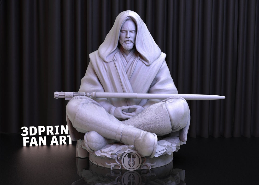 Star Wars Obi Wan Kenobi 3D Print STL File for 3D Printing,3d Digital ...