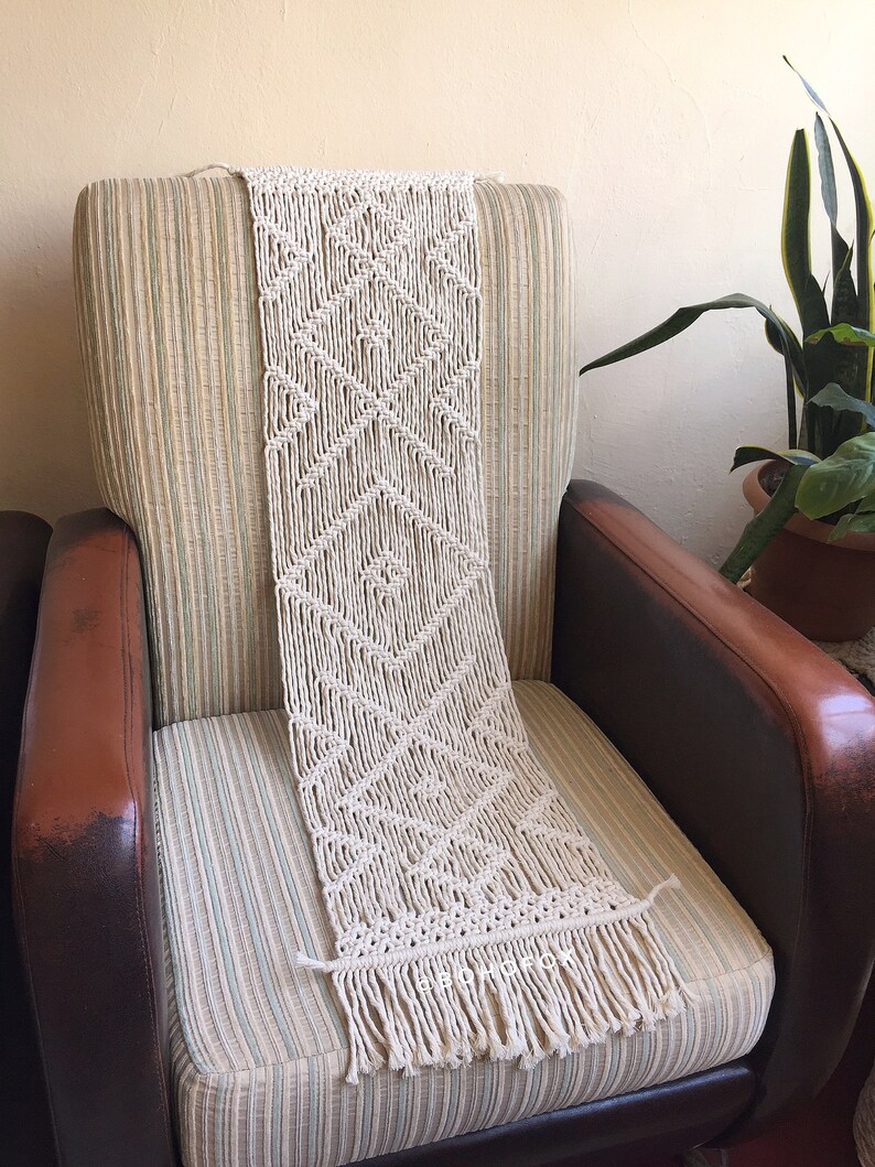 Macrame Table Runner Etsy