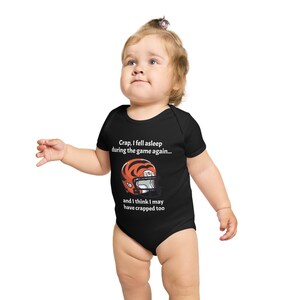 Funny Cincinnati Bengals Onsie - Cache-couche à manches courtes pour bébé