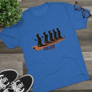 Pickleball T-Shirt - Funny Pickleball Gift - Dink Dink - gift for spouse, dad, or mom - Unique Pickleball Shirt - Unisex Tri-Blend Crew Tee