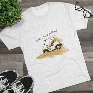 面白いゴルフTシャツ - 面白い父の日ギフト - 夫へのギフト - ユーモラスなゴルフシャツ - トライブレンドクルー