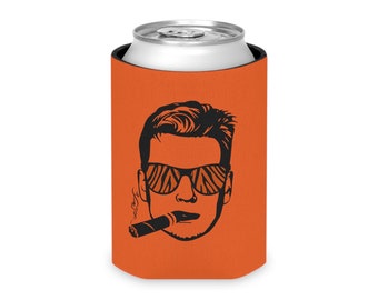 Joe Burrow Brrrr Can Cooler - Bengals beer can insulator - Cincinnati Bengals tailgate gift - Bengals gift for friends, spouse, or any fan