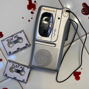 Saw I Microcassette Player with Tapes (Functional) Movie Replica