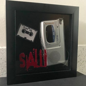 Saw I Microcassette Display Box with Microcassette and Tape (Not Functional) | Movie Replica