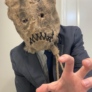 Scarecrow Mask | (Begins) | mask for display or cosplay | New and Improved Design!
