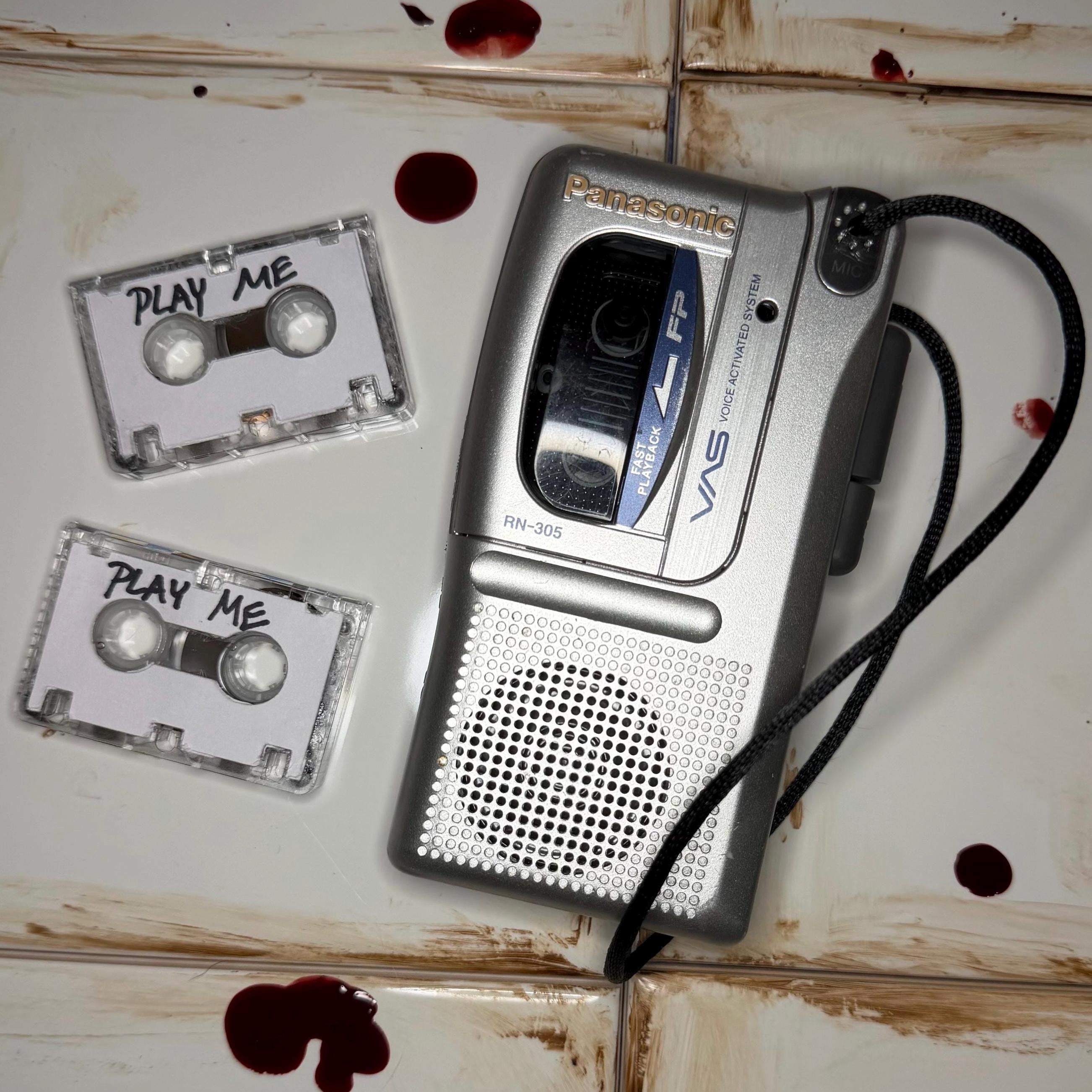 Saw I Microcassette Player With Tapes (functional or Non