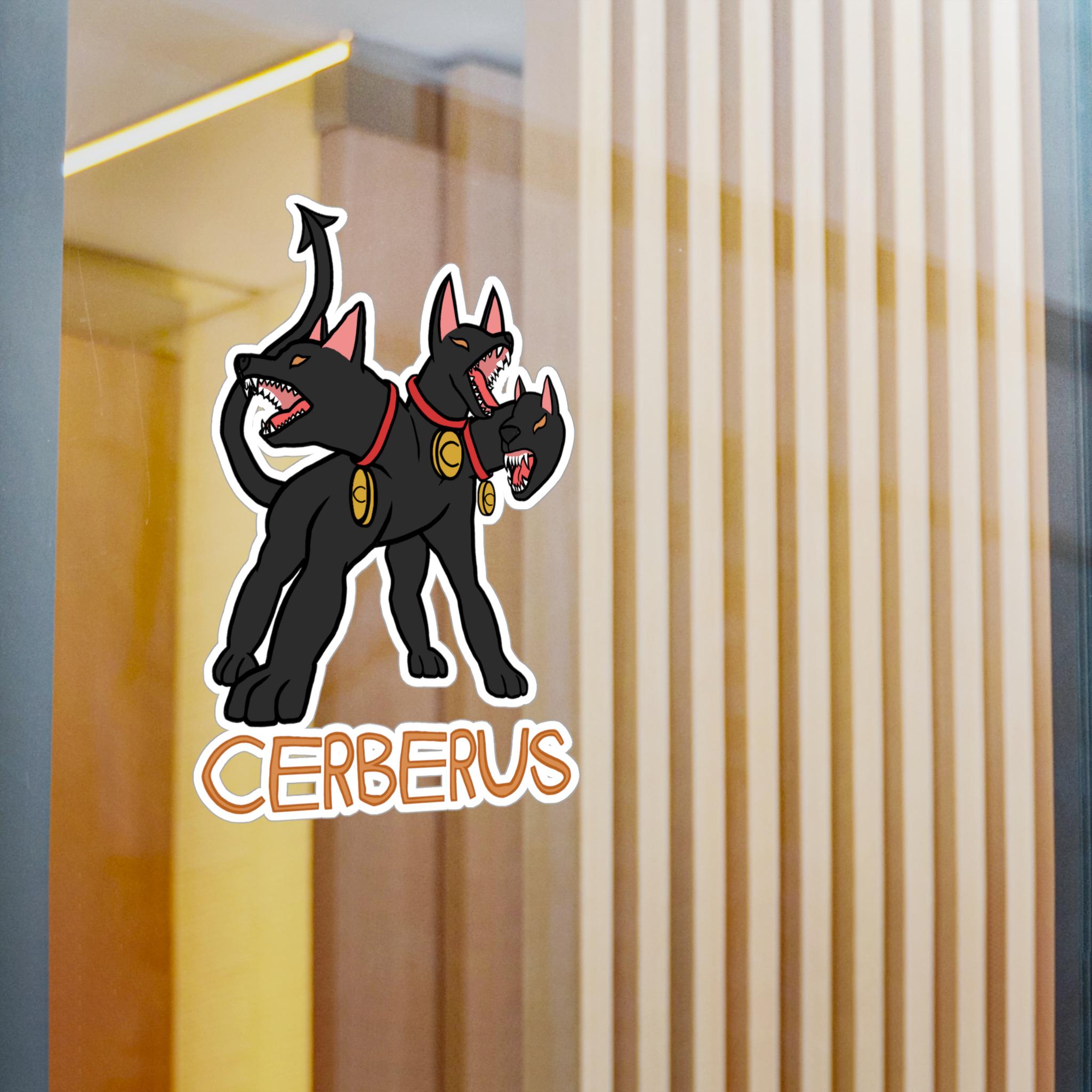 Cerberus Stickers Greek Mythology Three Headed Hellhound Guardian ...