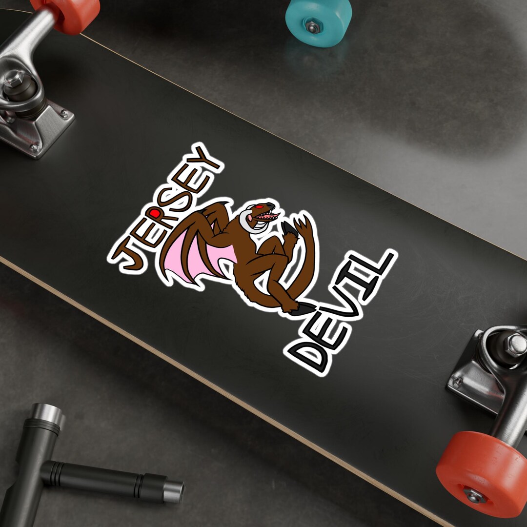 Jersey Devil Vinyl Decals Legendary Cryptid Kiss-cut Stickers ...