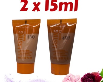 2 x 15ml Rimmel Lasting Radiance Foundation, SPF 25 - Choose Your Shade