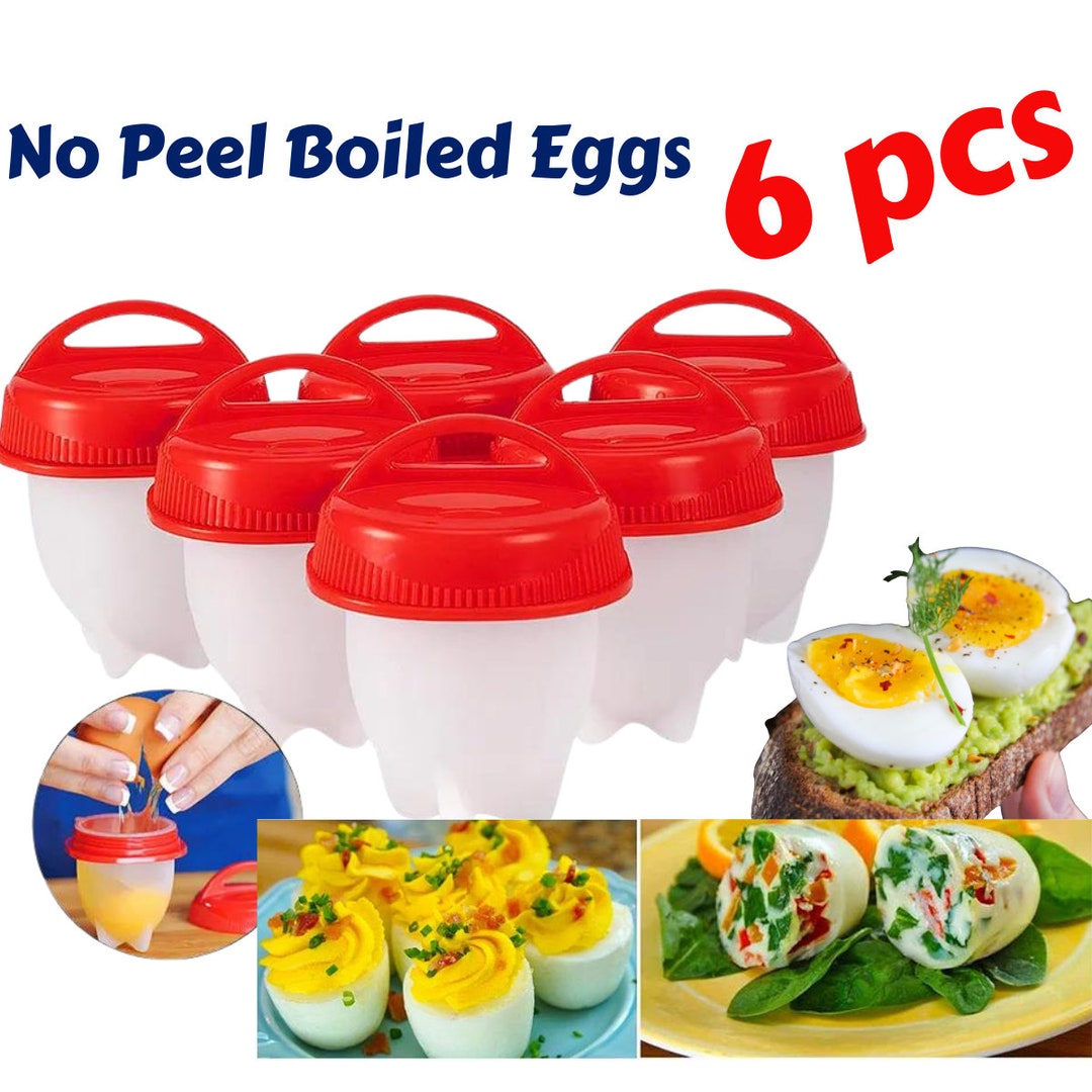 Eggs Boiler Silicone Hard Boiled Egg Cooker No Peel Boiled Eggs Poacher