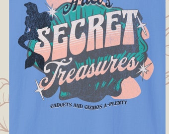 Ariel's Secret Treasures Tee: Little Mermaid Unisex Softstyle Shirt