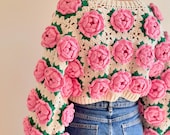 トップス andmary Rosie flower knit tops PNK andmary Rosie flower knit tops pink - メルカリ