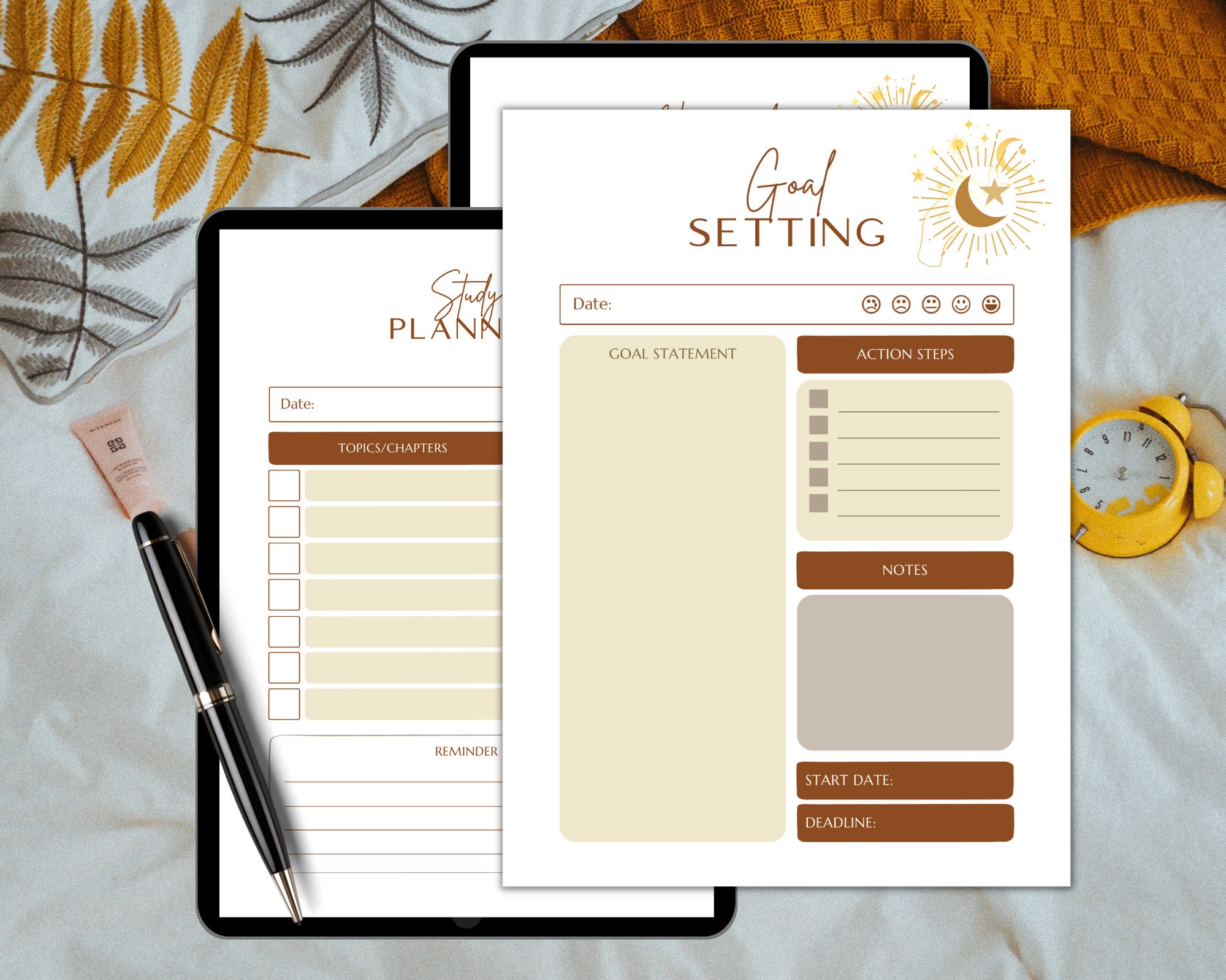 Study Planner Printable Study Planner Study Planner Printable Template ...