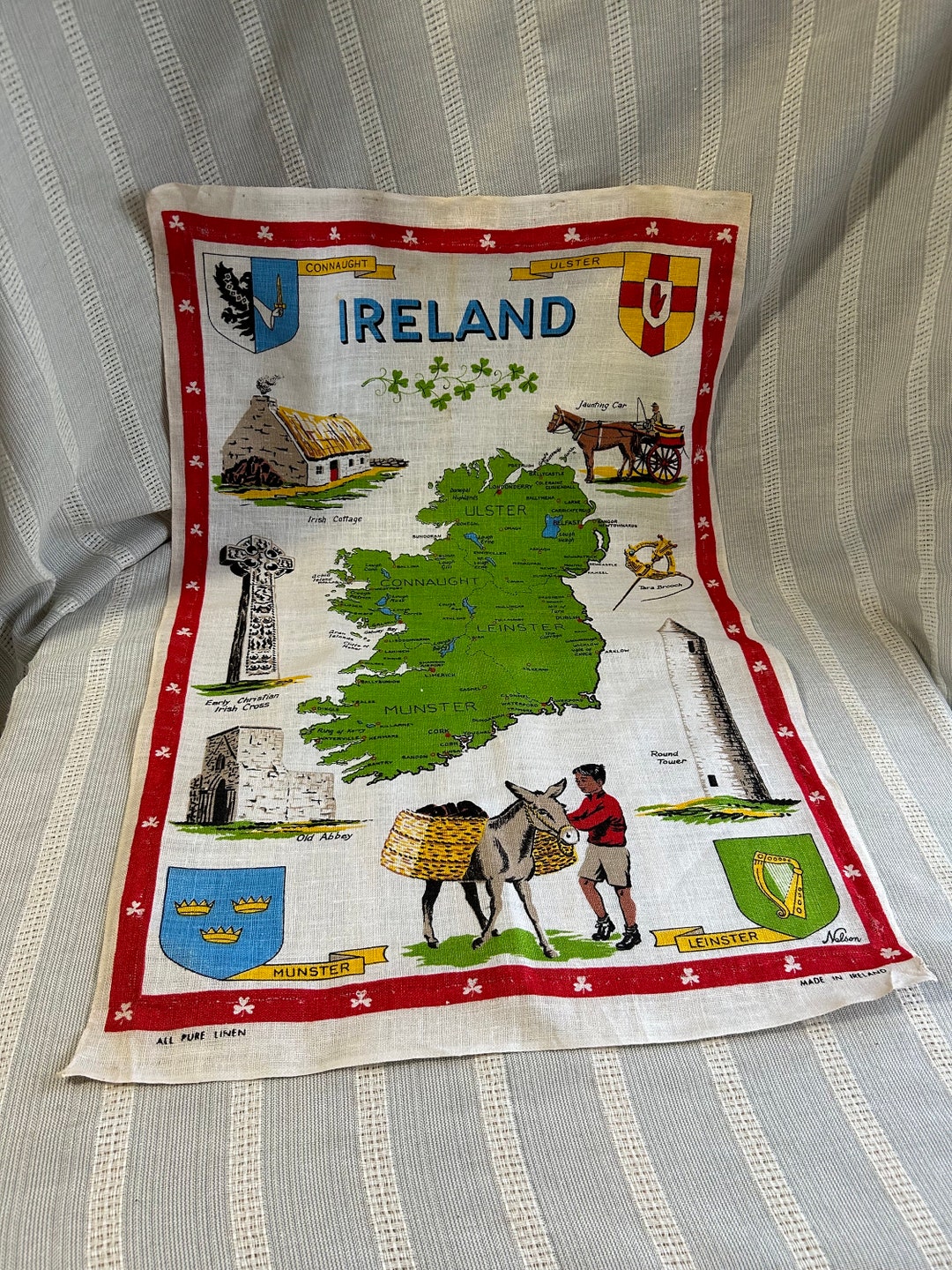 Irish linen tea towels handhewn australia