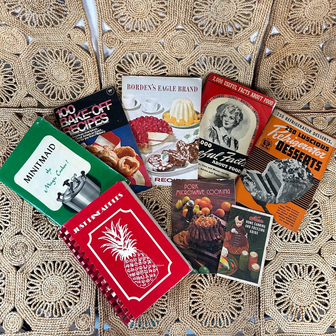 1940s to 1970s Set of Vintage Cookbooks - Etsy