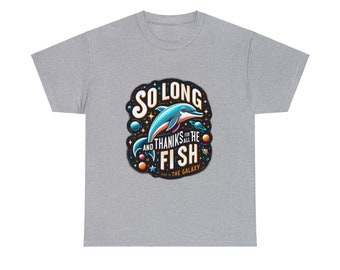 Dolphin Farewell Tee: Galactic Goodbye