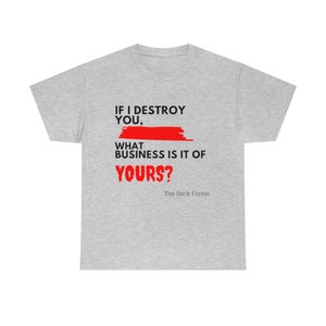 Three body problem - The Dark Forest Declaration - Unisex Heavy Cotton Tee