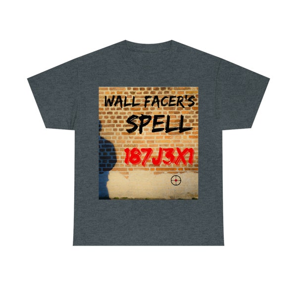 Three-Body Problem Wallfacer Spell T-shirt - Unisex zwaar katoenen T-shirt