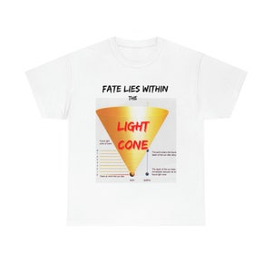 Dark Forest Physics Enthusiast: Light Cone - Unisex Heavy Cotton Tee