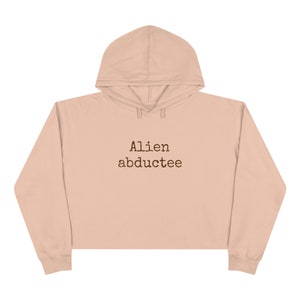 Crop Hoodie - Alien abductee