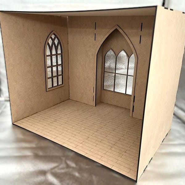 thumbnail interactive-video image 1 of Tumdee 1:12 Scale Dolls House Church Psalms Board – Wooden Miniature Accessory, Handmade In UK 1 of 3