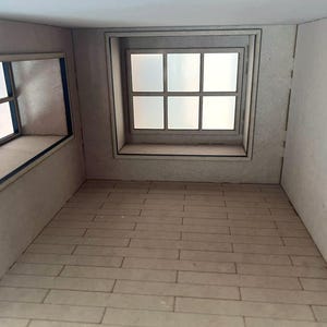 1:12 Dollhouse Roombox with Window Seat KIT image 3