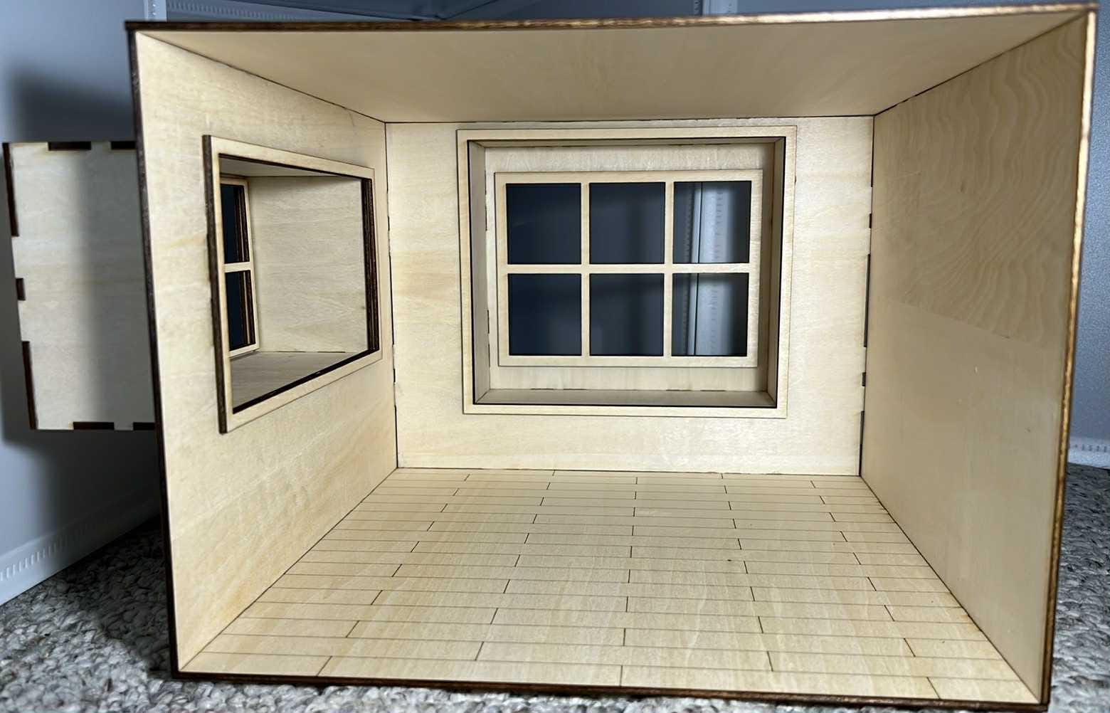 Msioytog Wainscot - Accessorio per case delle bambole in miniatura, scala 1:12, accessori realistici in miniatura Zakka